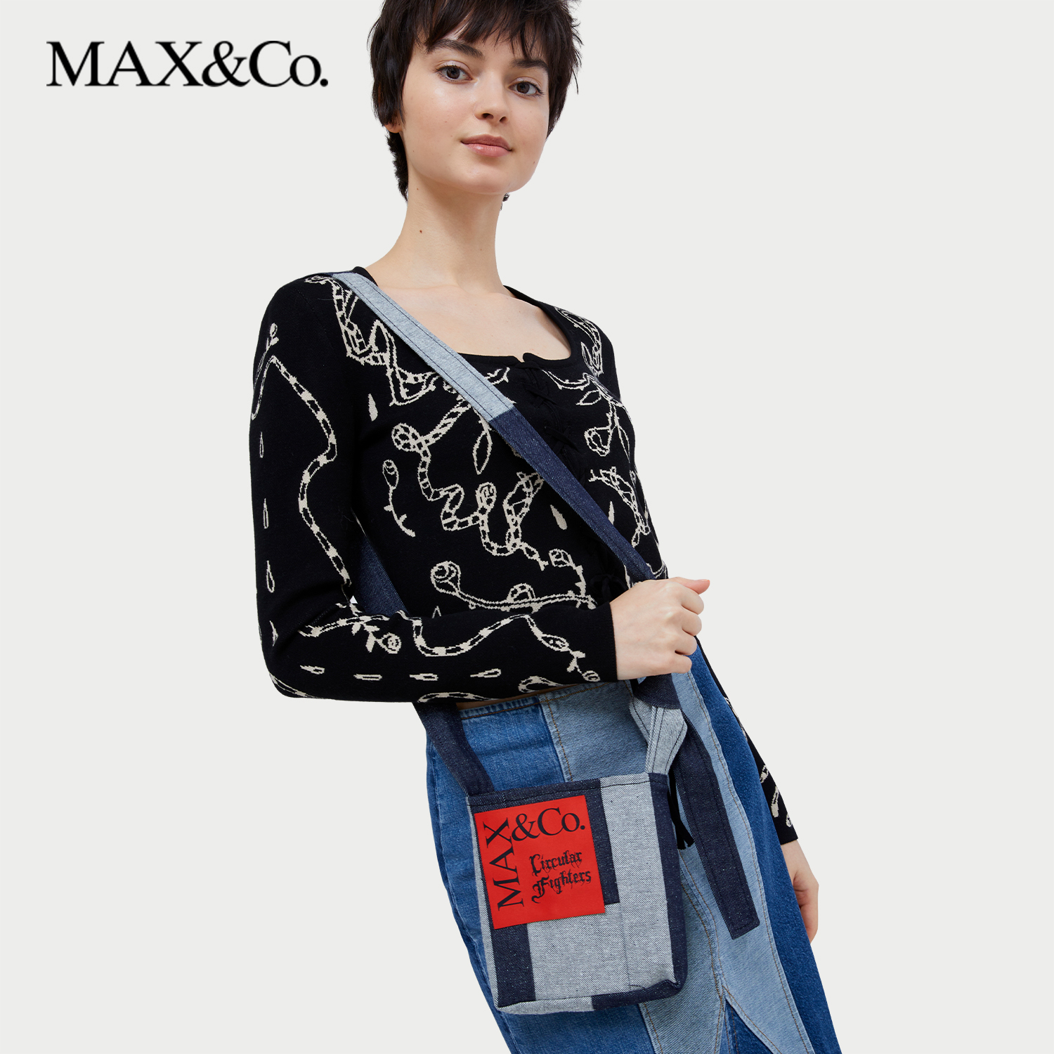 MAX&Co.秋冬联名系列单肩挎包6516014802