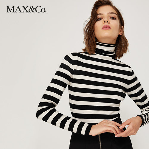 maxco.2021秋冬高领针织衫