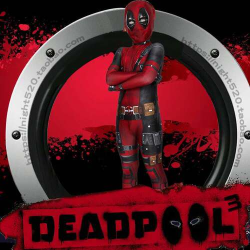 Deadpool3儿童紧身连体衣