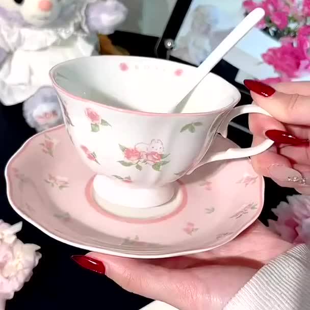 水杯马克杯陶瓷咖啡杯碟