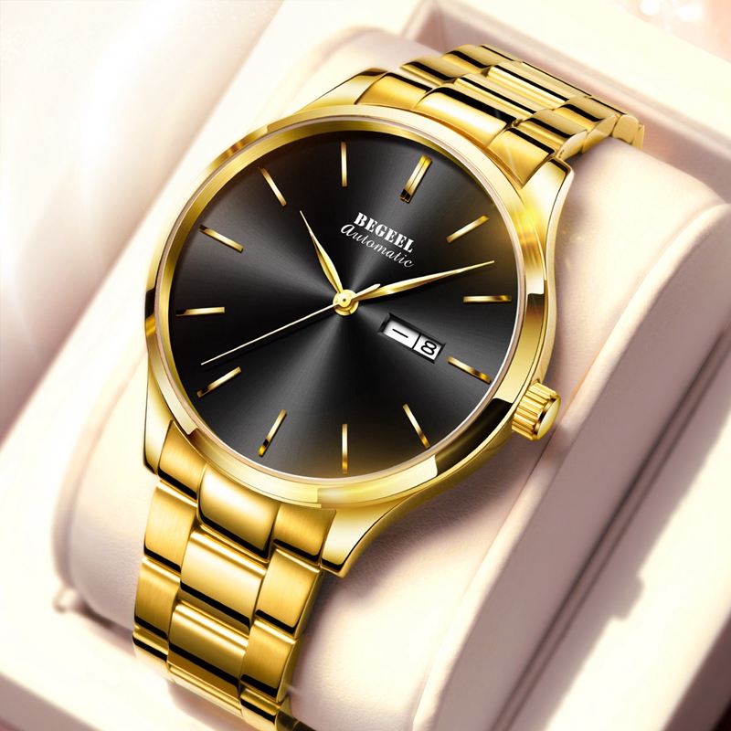 宾爵大金表男士商务腕表防水