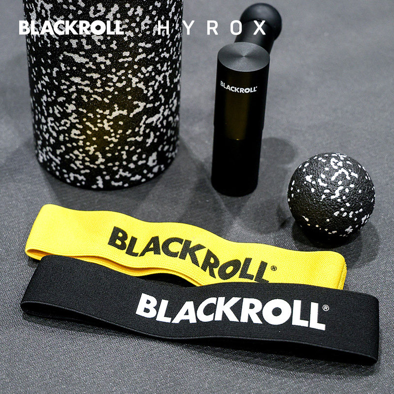 德国进口BLACKROLL*Hyrox联名款标准泡沫轴筋膜球弹力带健身工具
