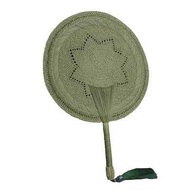 异兴席草蒲扇手工编织夏季老式