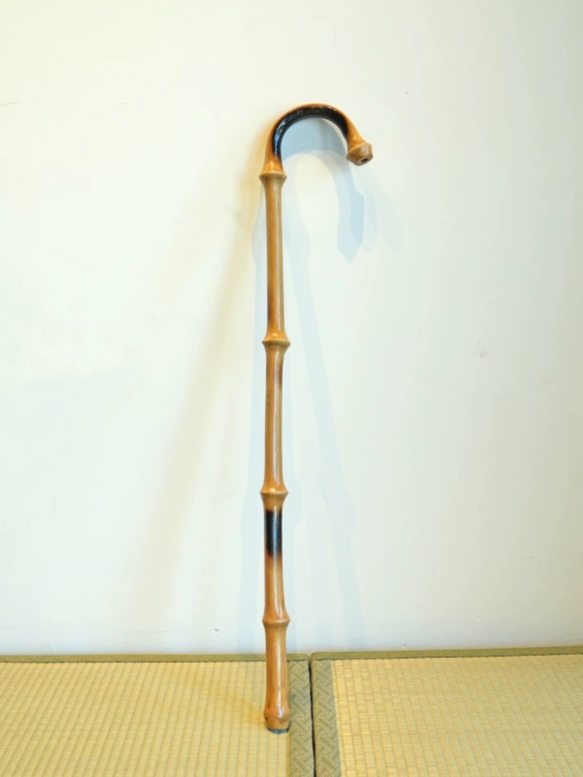 老人拐杖防滑老年人杖拐轻便竹子拐扙罗汉竹手杖拐棍捌杖户外文玩