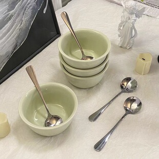 餐具简约纯色韩版 陶瓷韩式 北欧风情侣款 饭碗ins风高颜值法式 日式