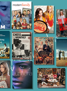 美剧英剧海报冰箱贴磁贴装饰周边创意原创自制亚克力礼物磁吸