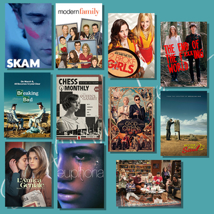 美剧英剧海报冰箱贴磁贴装 饰周边创意原创自制亚克力礼物磁吸