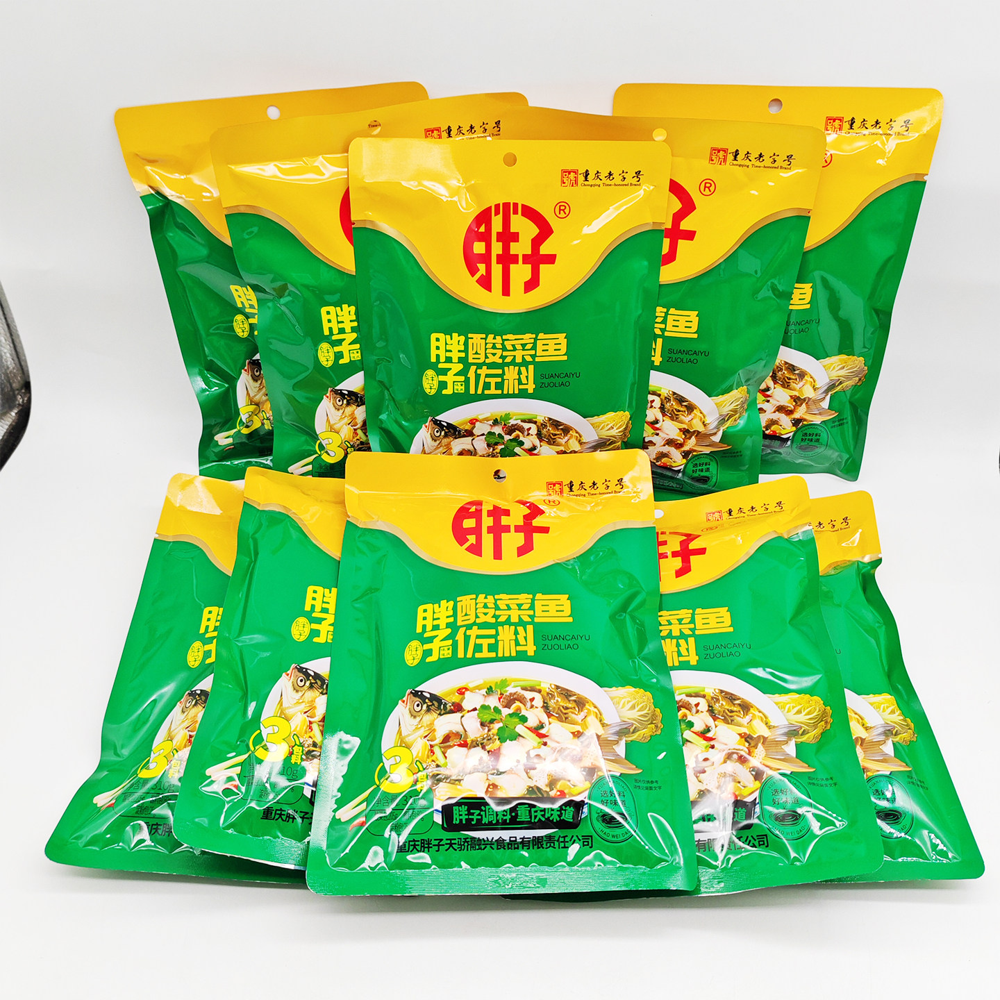 胖子酸菜鱼佐料310g*10袋