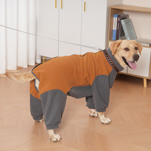可牵引四脚衣大型犬保暖