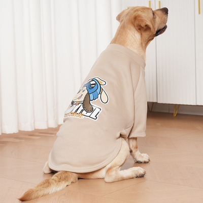 大型犬加绒卫衣秋冬款狗狗衣服