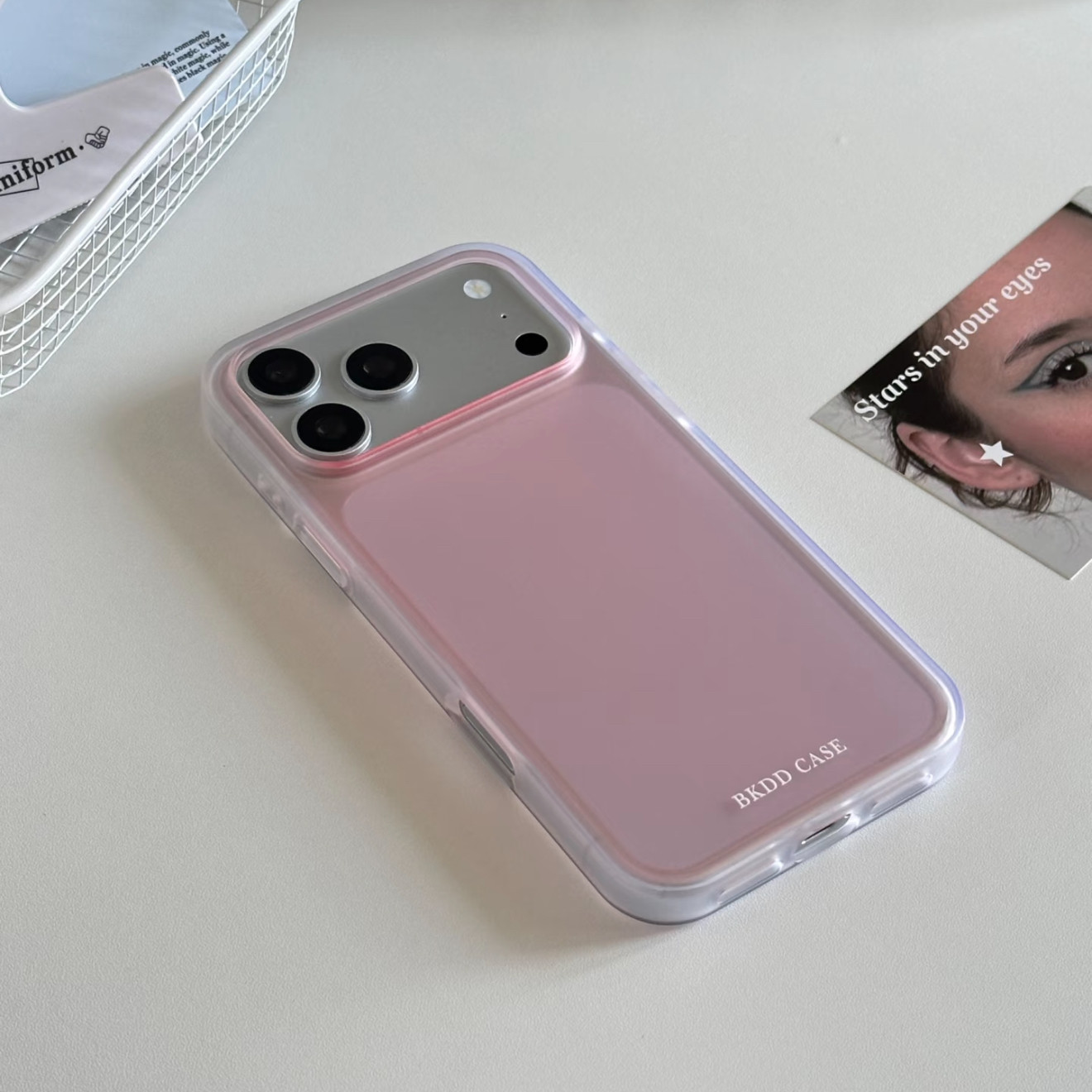 新款iPhone18promax肤感渐变字母手机壳苹果17promax小众16pro高级感适用15pro软壳防摔16promax小众小清新女