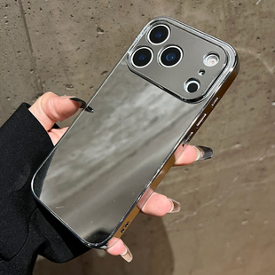 mate70小米15 13极简11华为p80 适用于iPhone17promax镜面手机壳补妆镜子17Air高级感16pro个性 15小众创意14