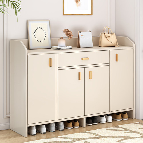 鞋柜家用门口收纳柜一体靠墙