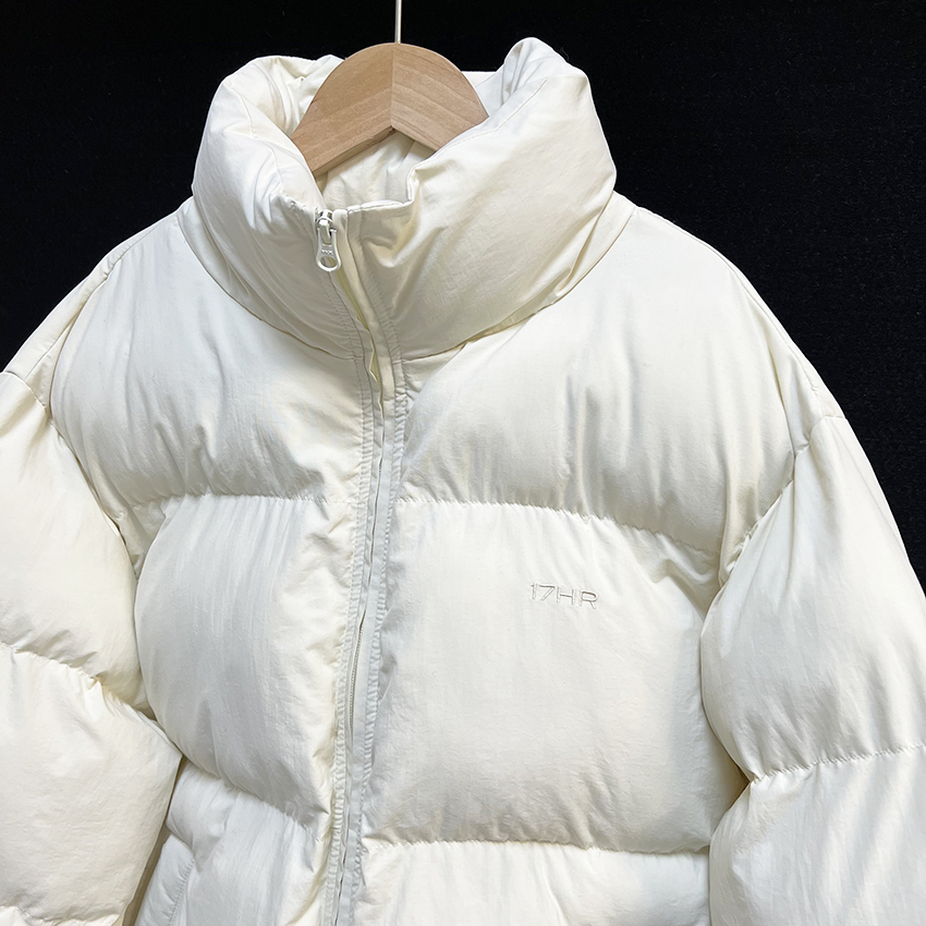 巨厚の 17HR 日本小众贵牌 优质进口防泼面料拉链保暖面包服外套