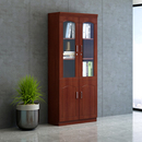 办公文件柜资料柜木质办公室柜子带锁收纳储物柜六门办公家具书柜