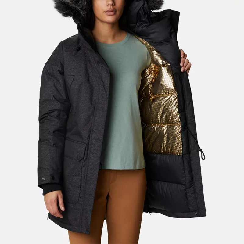 columbia/哥伦比亚户外女款 mount si 防水御寒650蓬羽绒派克大衣