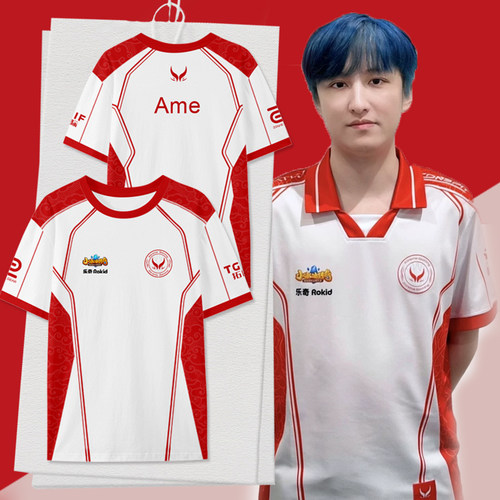 XG战队队服Ame同款Ti15比赛服T恤