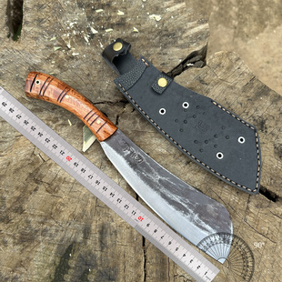 户撒一体手工锻打户外农用柴刀砍树开路野营探险防身家用排障生存