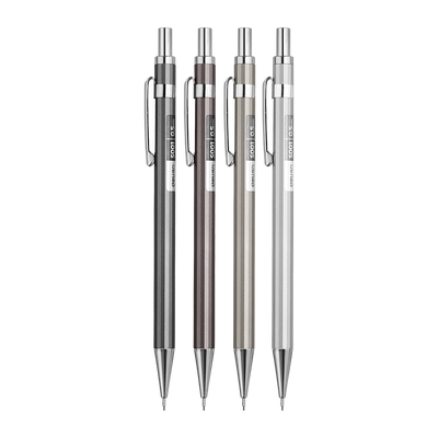 得力重手感自动铅笔不断芯