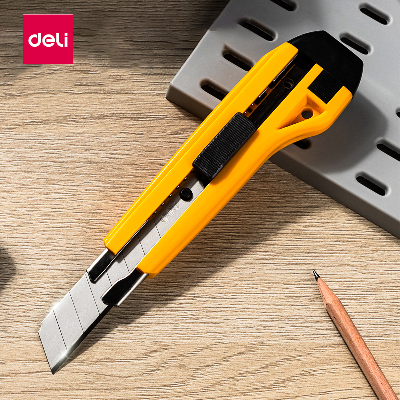 得力2041大号美工刀工业用壁纸刀墙纸刀裁纸刀2043工具刀子手工快递