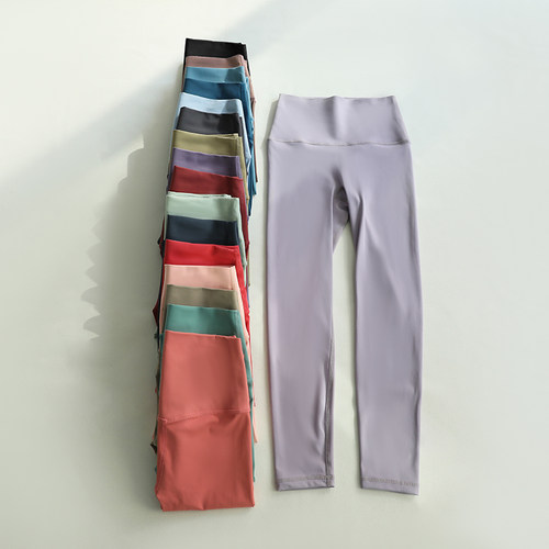 网红新款高腰健身运动长裤女修身显瘦跑步裤提臀收腹翘臂瑜伽裤子