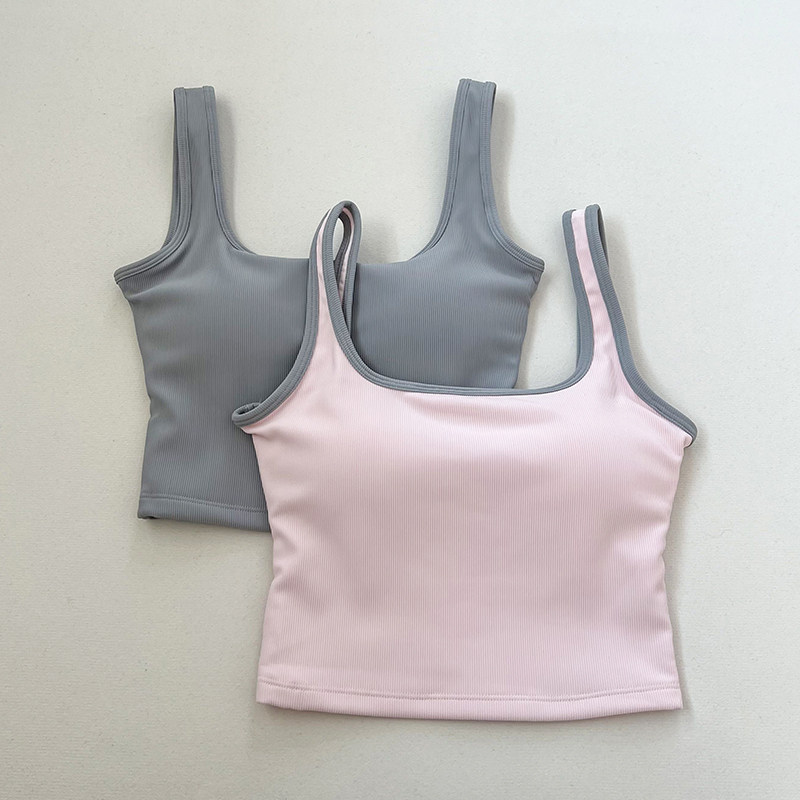 方领纯色宽肩带基础款吊带背心女2026春夏新款针织无袖外穿上衣潮,运动服/休闲服装,运动文胸,淘宝优惠券,粉丝福利购,淘宝优惠卷