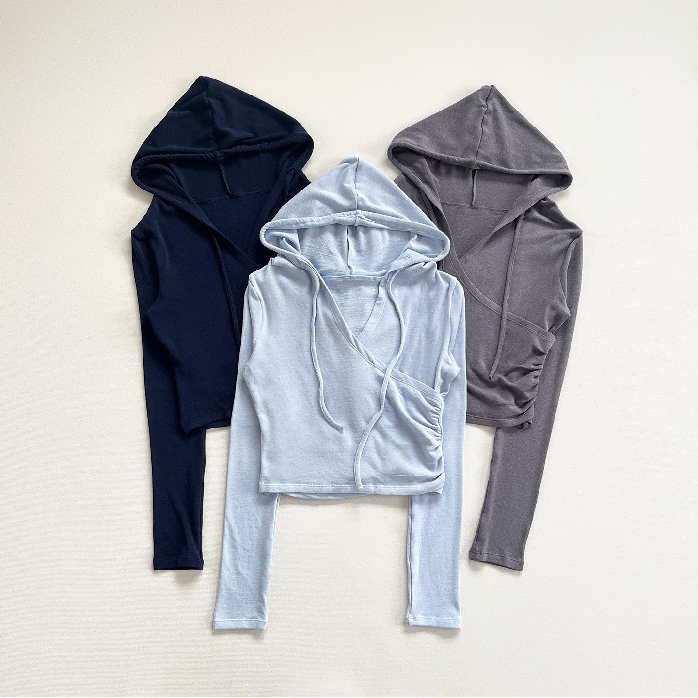 速干运动T恤女连帽显瘦外穿瑜伽服上衣跑步交叉领休闲长袖健身衣,运动服/休闲服装,健身衣,淘宝优惠券,粉丝福利购,淘宝优惠卷