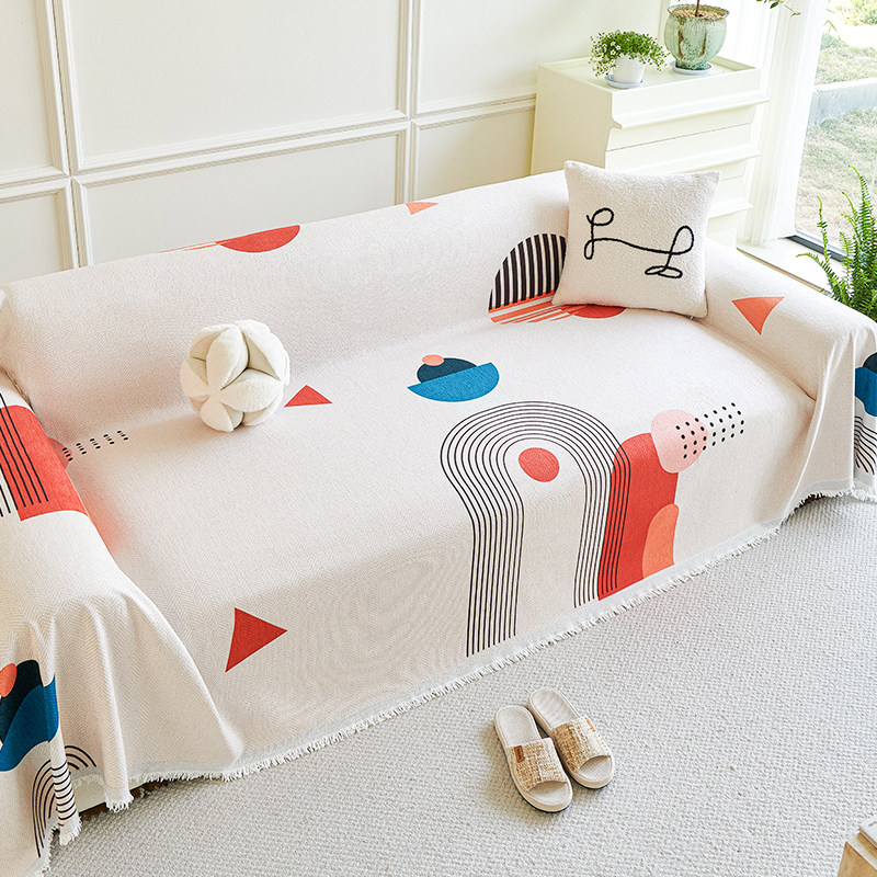 2026年新款雪尼尔沙发巾四季通用沙发盖布一整张全盖一片式坐垫子