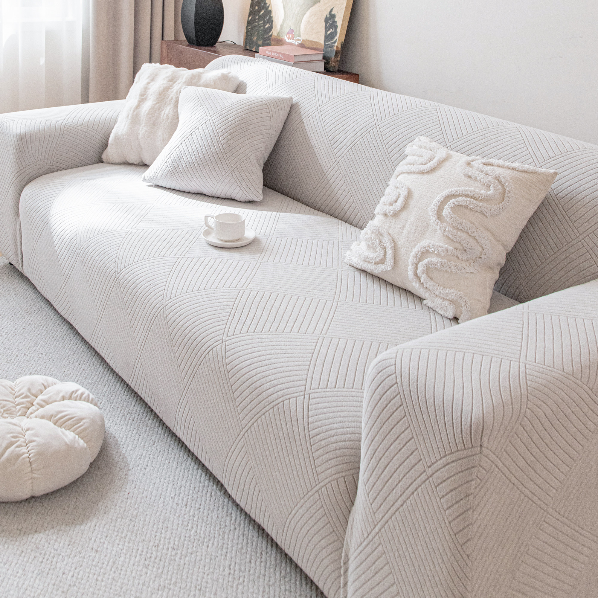 霏彩四季通用弹力沙发套罩2026新款防猫抓沙发罩全包保护沙发笠套