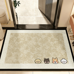 地垫入户门垫高级感玄关地毯防滑耐脏进门口室外家用脚踏垫可裁剪