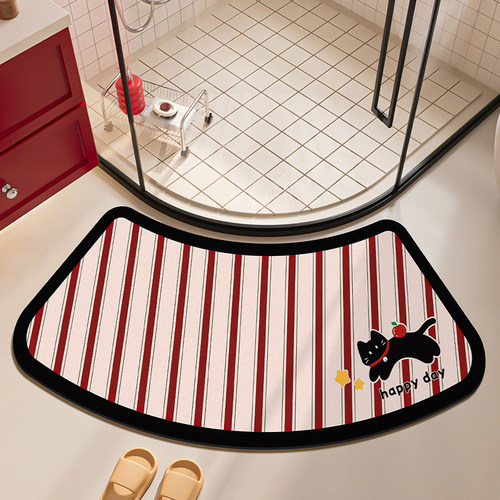 卡通浴室地垫免洗易打理防滑垫子
