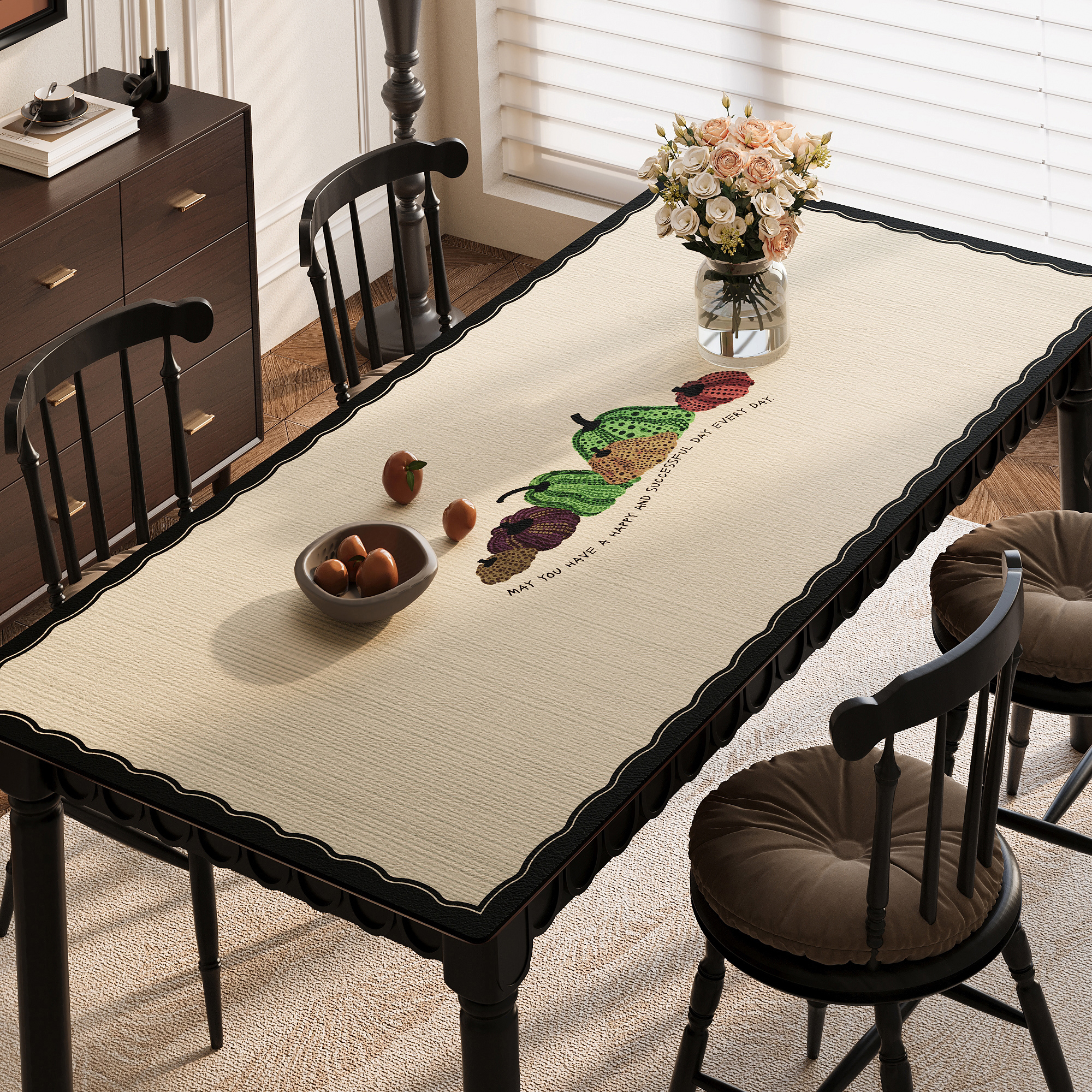 餐桌垫防水防油桌布桌面保护桌垫