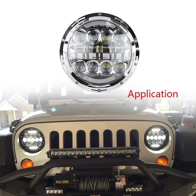 LED jeep, modified socket, lantern, 80W