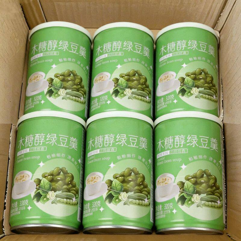木糖醇绿豆羹即食代餐早餐6罐