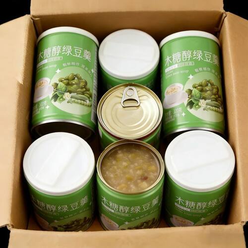 320g*6罐】早餐木糖醇绿豆羹