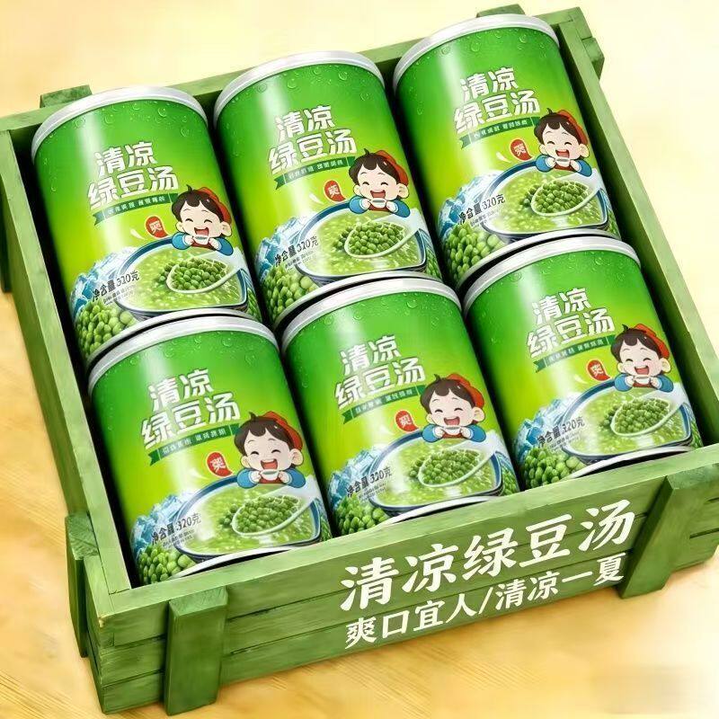 清热营养绿豆汤速食代餐6罐装