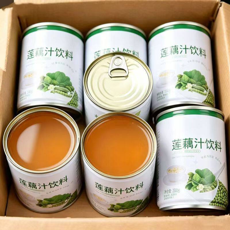 开盖即饮清凉生榨莲藕汁8罐装