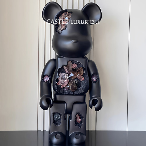 2025新款水晶暴力熊大摆件