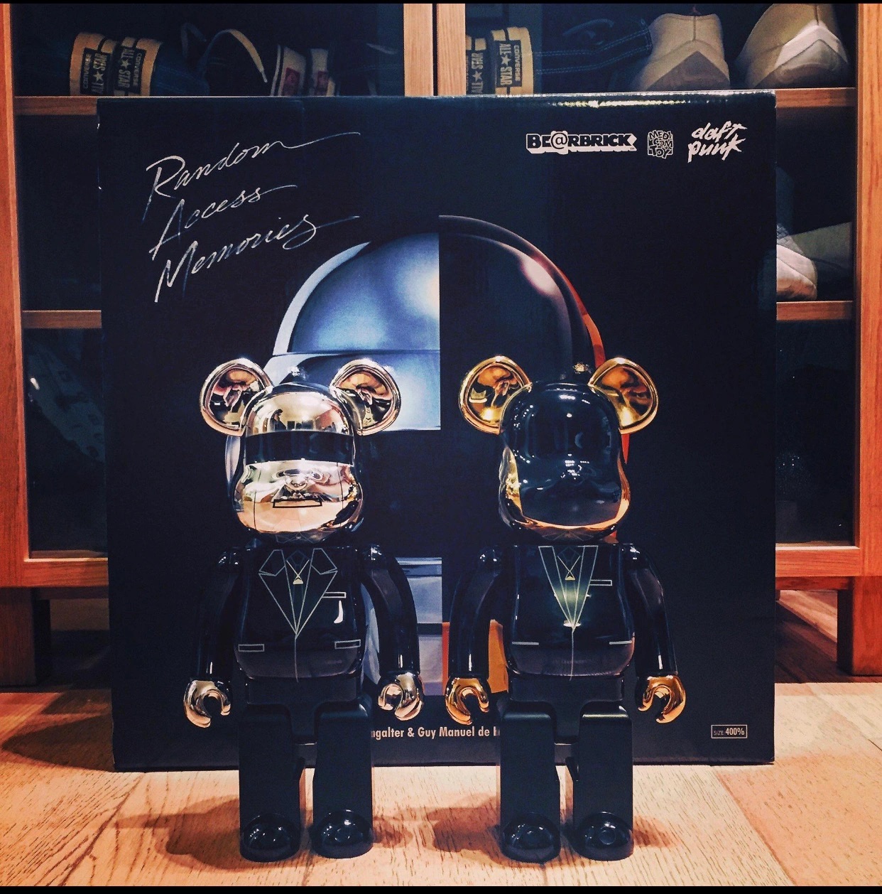 bearbrick Daft punk蠢朋克手办暴力熊积木熊橱柜摆件玩偶公仔潮 家居饰品 装饰摆件 原图主图