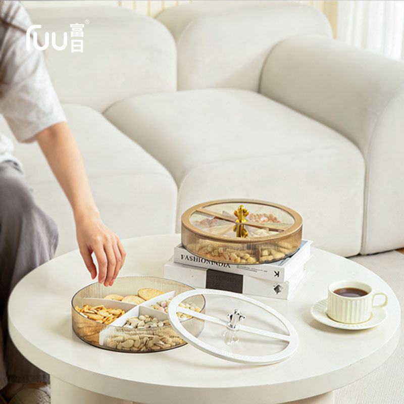 轻奢坚果零食摆放盘过年