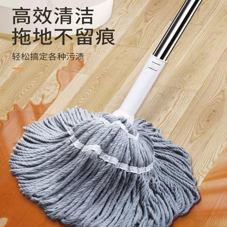 免手洗自拧水拖把家用毕卡索拖把新款伸缩杆子旋转式吸水拖把墩布