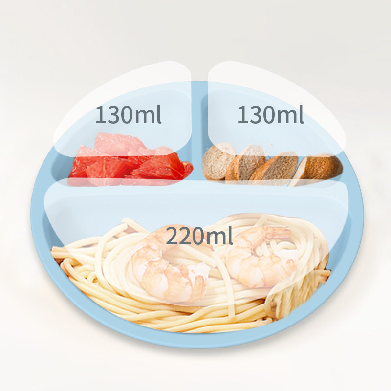 现货儿童餐盘四个喂食加