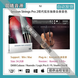 Session Strings Pro 2 v1.0.4现代流行弦乐音色库PC MAC编曲音源