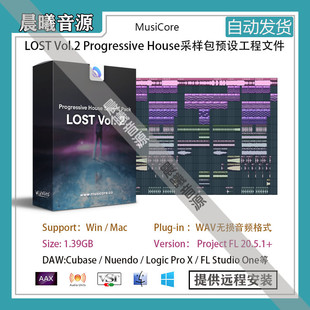 LOST Vol.2 Progressive House采样包赠送预设FL Stduio工程2套全