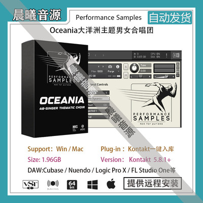 Oceania大洋洲主题男女合唱团