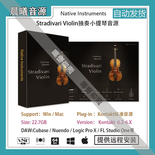 Stradivari Violin v1.3独奏小提琴音色库PC MAC编曲标准音源