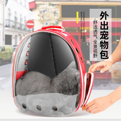 猫包外出便携太空舱双肩猫咪