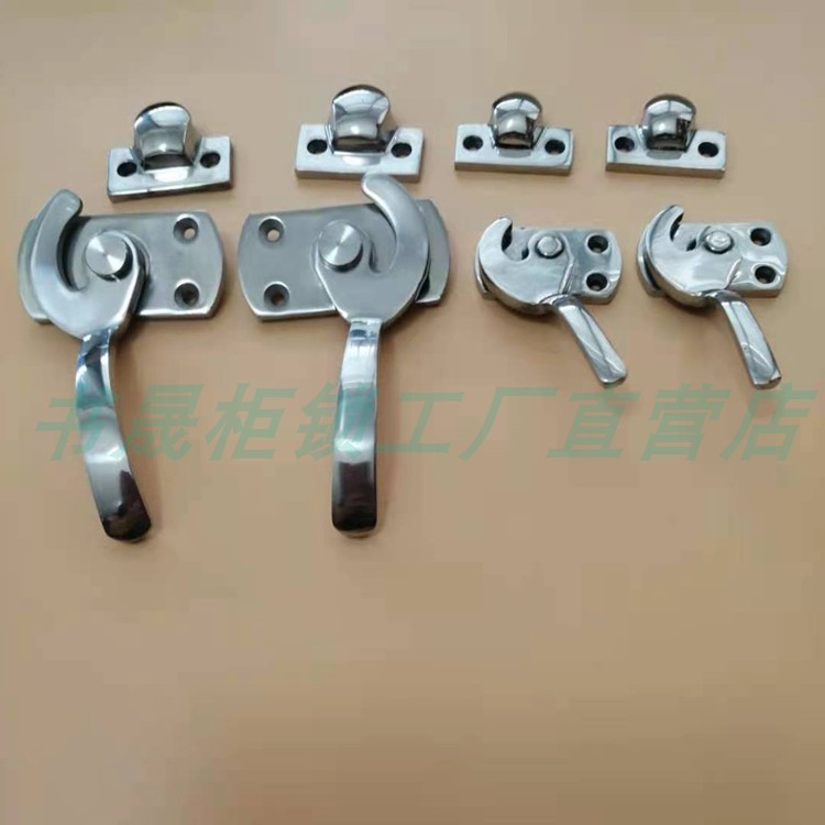 LS10-Z-YSUS304不锈钢冷冻库迫紧密闭门把手 烤箱密封旋转拉手