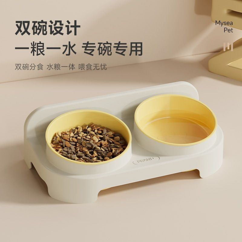 多巴胺猫碗宠物双碗狗碗水碗食盆