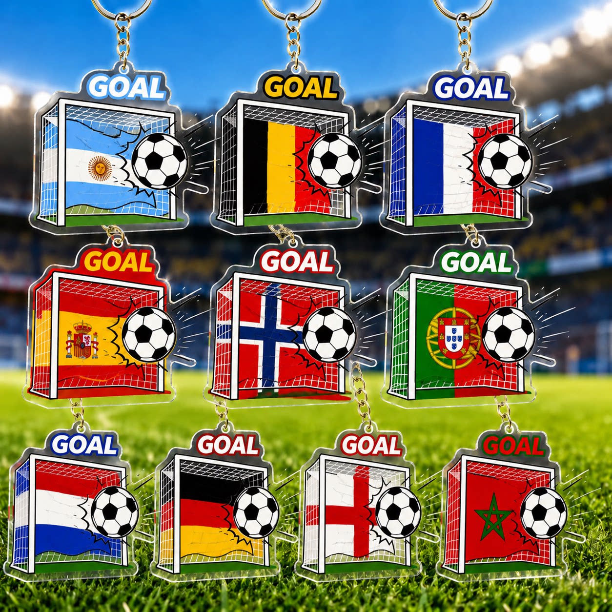 2026美加墨世界杯足球挂件纪念品皇马周边书包挂件钥匙扣男生球迷图片